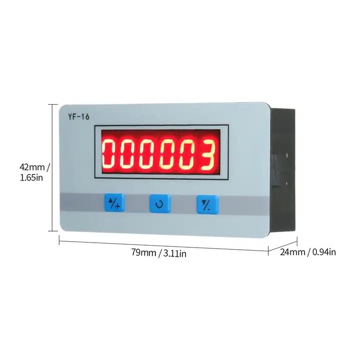 Mini module de compteur numérique LED, totalisateur électronique DC/AC5V ~ 24V avec interface de sig