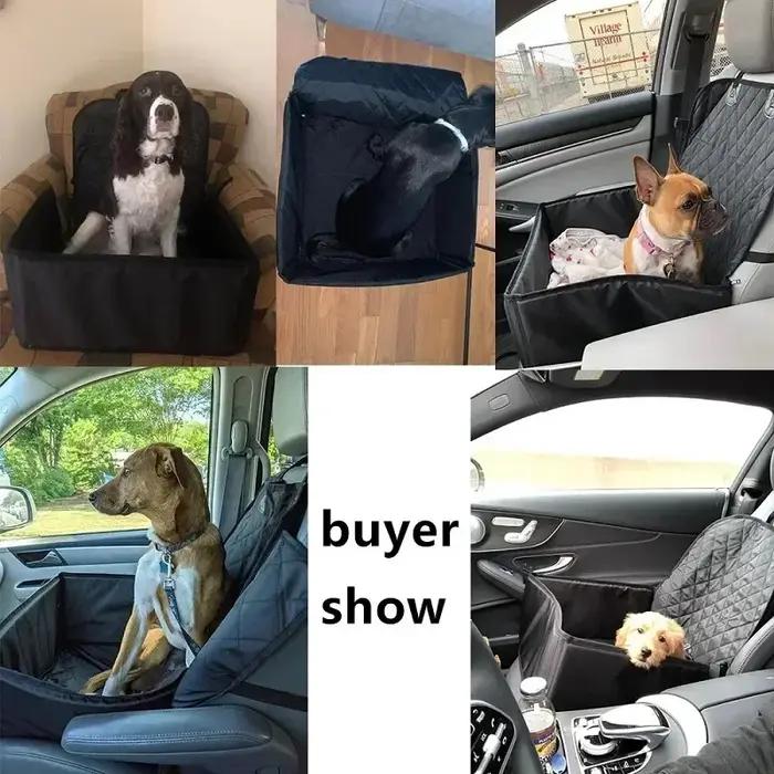 Siège de voiture pour chien, hamac étanche, transport de voyage en plein air, coffre-fort pour chat,