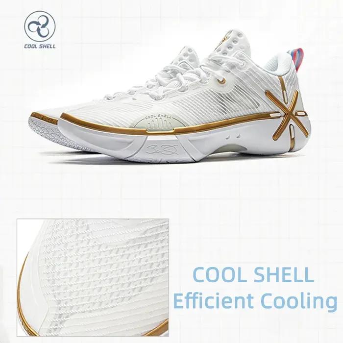 Li-Ning Chaussures de basket-ball pour hommes WADE SHADOW 6V2, chaussures de sport avec coussin BOOM