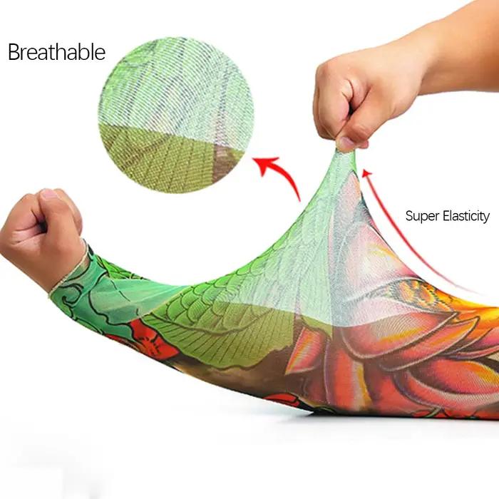 Manchons de tatouage élastiques pour hommes et femmes, 6 pièces, grande taille, cyclisme, Protection