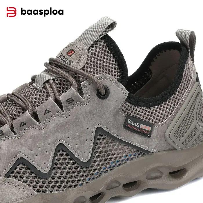 Baasploa – chaussures de randonnée pour hommes, confortables, respirantes, pour la rivière et l'eau,