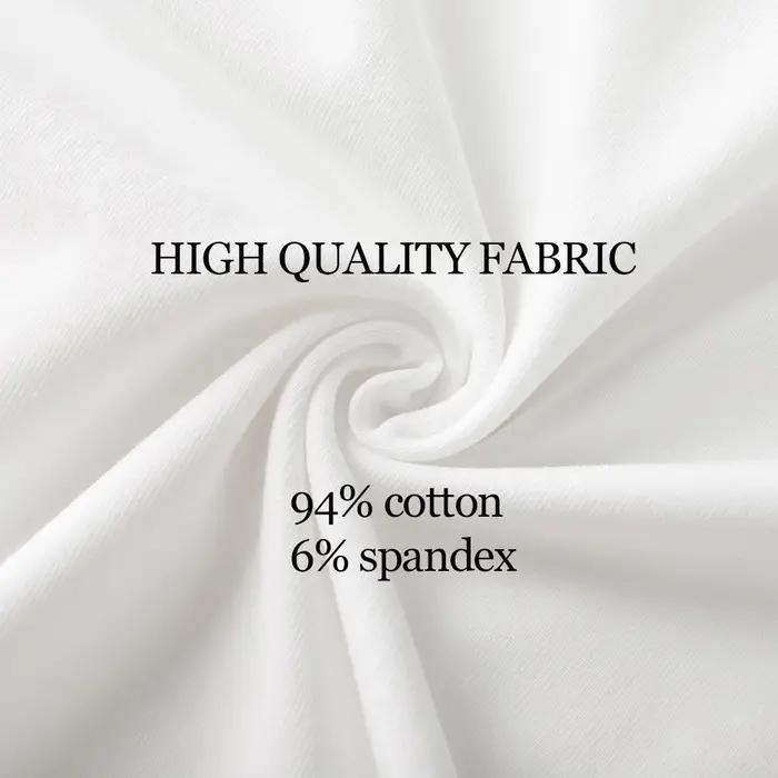 T-shirt en coton pour homme, couleur unie, qualité supérieure, manches courtes, pour le sport et le