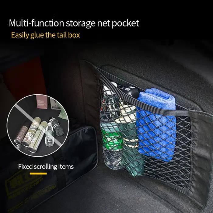 Sac de rangement pour coffre de voiture, filets en maille de Nylon, organisateur de coffre arrière d