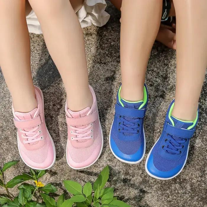 Nouveaux garçons filles baskets enfants larges pieds nus chaussures naturellement Splay chaussures e