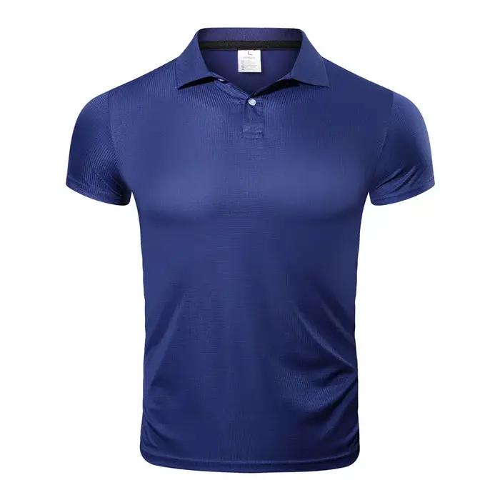 T-shirt homme sport polyester col décontracté - Séchage rapide léger pour survêtement et entraînement