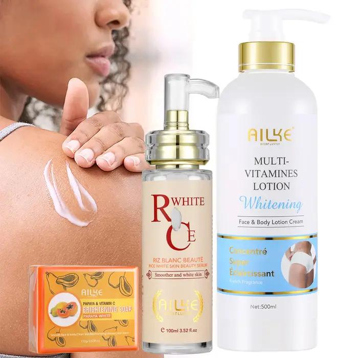 AILKE Crème blanchissante à l'huile de beurre de karité biologique