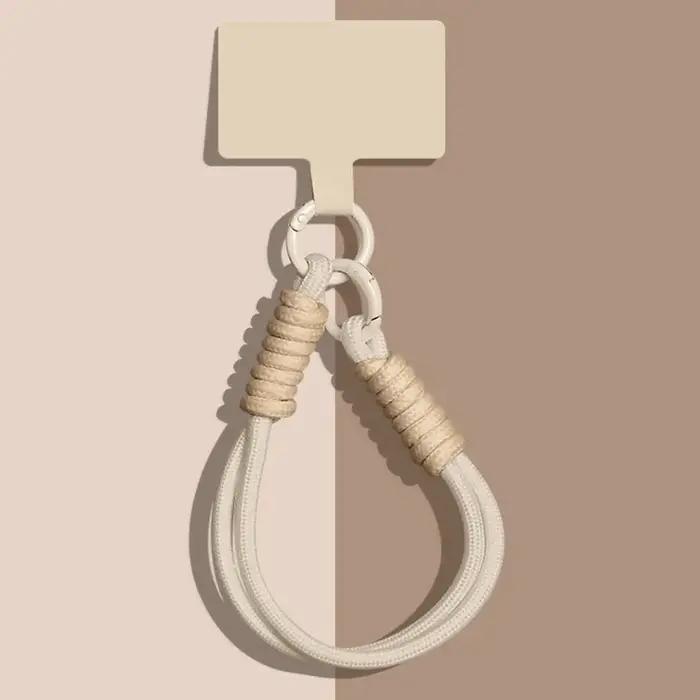 Breloques de téléphone portable tissées à la main, étui universel, lanière de poignet, Sports de ple