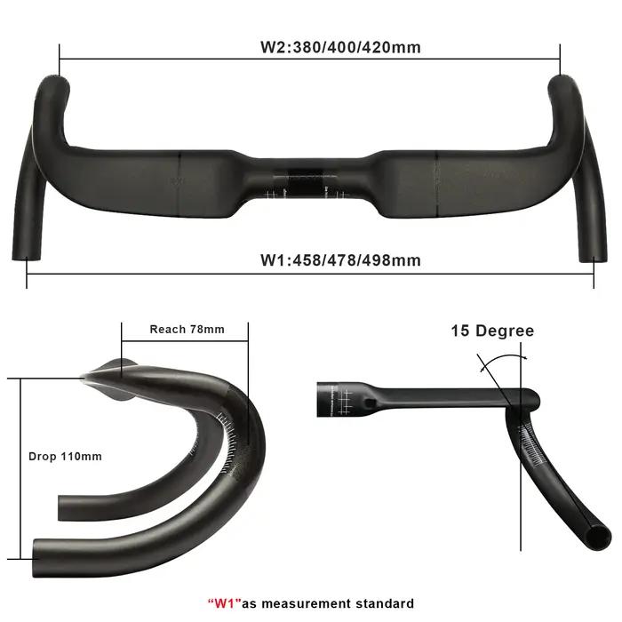 RXL SL vélo carbone route guidon vélo course carbone 31.8 routage interne Angle extérieur barres de