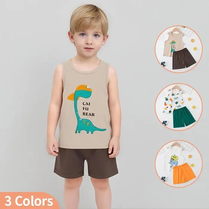 Ensemble de gilets polyvalents pour enfants, 2/3 pièces, décontractés, sportifs, confortables, avec