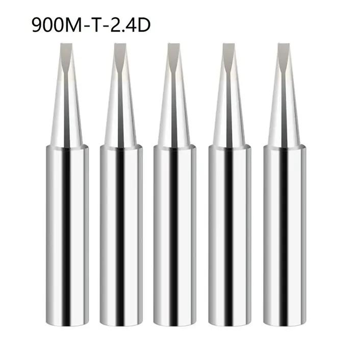 Embouts de fer à souder 900M-T, 5 pièces, embouts de soudage sans plomb IS/I/B/K/SK/2.4D/3.2D/1C/2C/