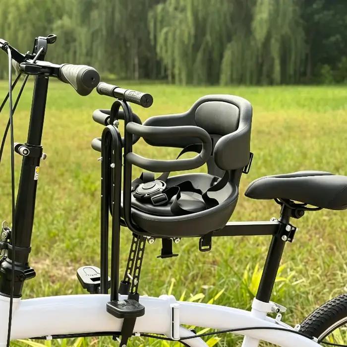 Siège de vélo avant pour enfants de 1 à 3 ans, sécurité et confort pour vos déplacements familiaux et sorties en vélo