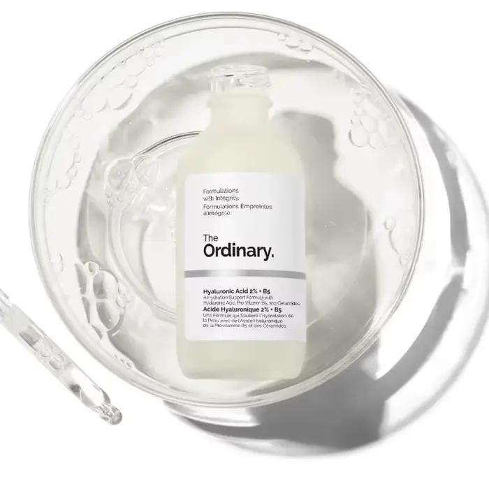 Sérum hydratant acide hyaluronique 2% + B5 céramides pour peaux sensibles éliminer ridules nourrir peau fraîche jeunesse