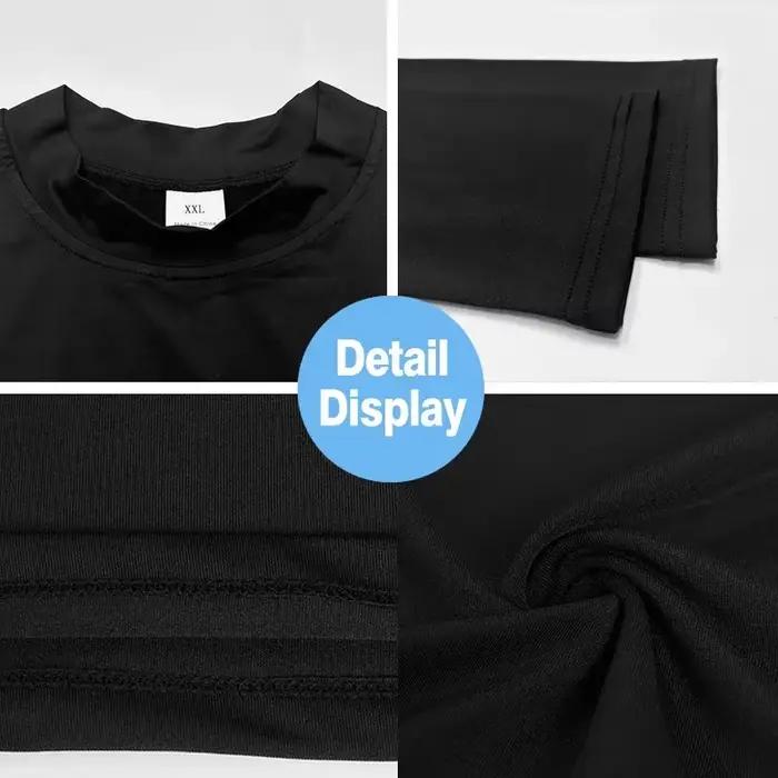 Hommes course T-shirts automne Fitness à manches longues Sport chemise Jogging vêtements de Sport vê