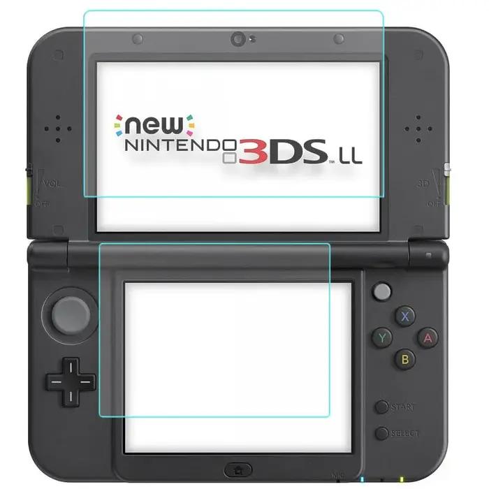 2 pièces/ensemble verre trempé pour Nintendo nouveau 3DS XL/LL 3DSXL/3DSLL protecteur d'écran en ver
