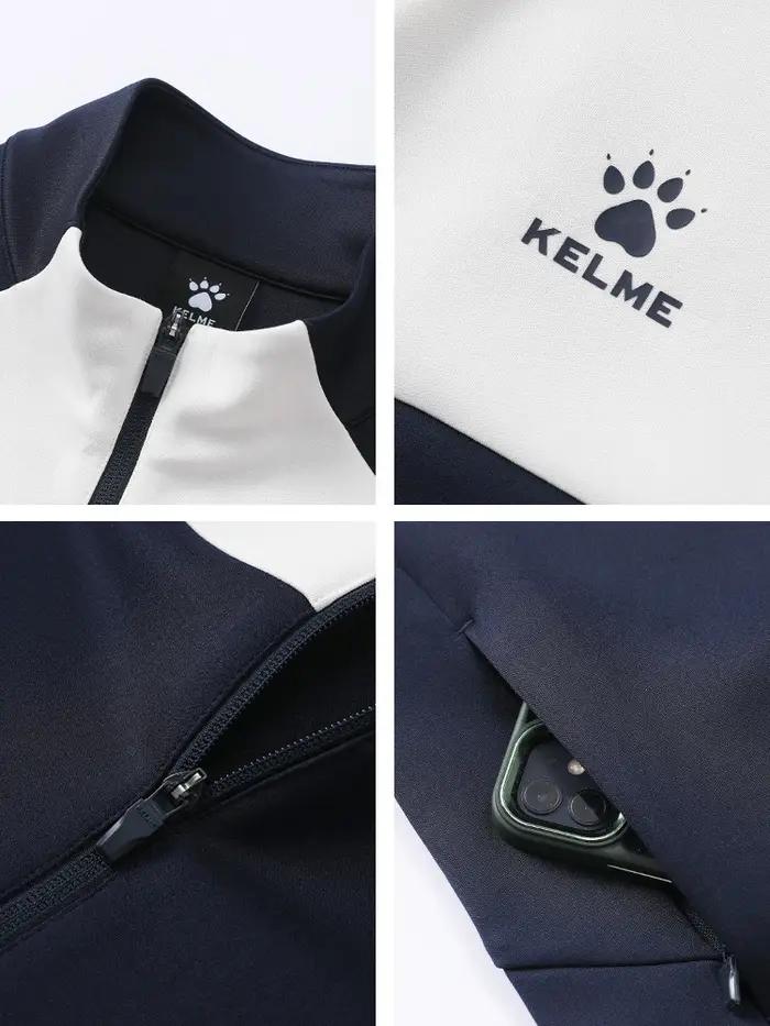 Veste d'entraînement football Kelme homme - Cardigan imprimé col montant printemps 2024