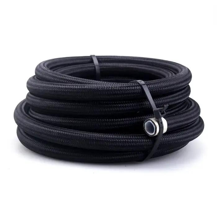 Tuyau de course universel 1M/3M/6M AN4-AN12 tressé tuyau de frein en PTFE ligne d'huile de carburant