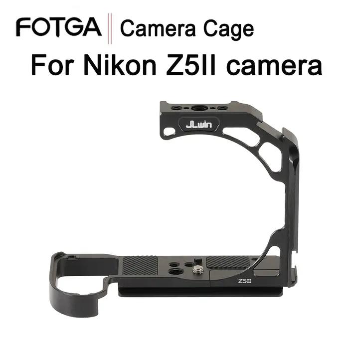 FOTGA Z5II Cage de caméra pour Nikon Z5 II poignée latérale de caméra poignée supérieure plaque de d