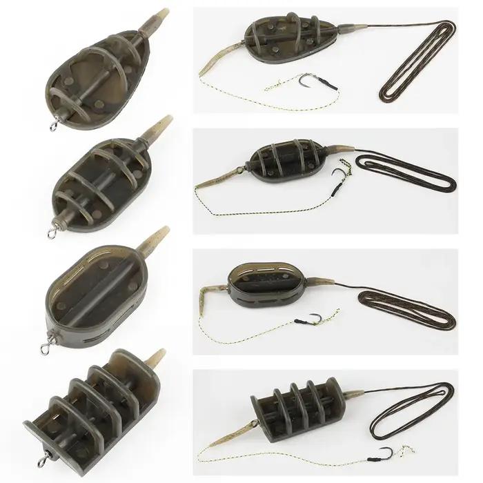 W.P.E carpe accessoires de pêche méthode mangeoire 40g-80g plate-forme cheveux Europe carpe poisson