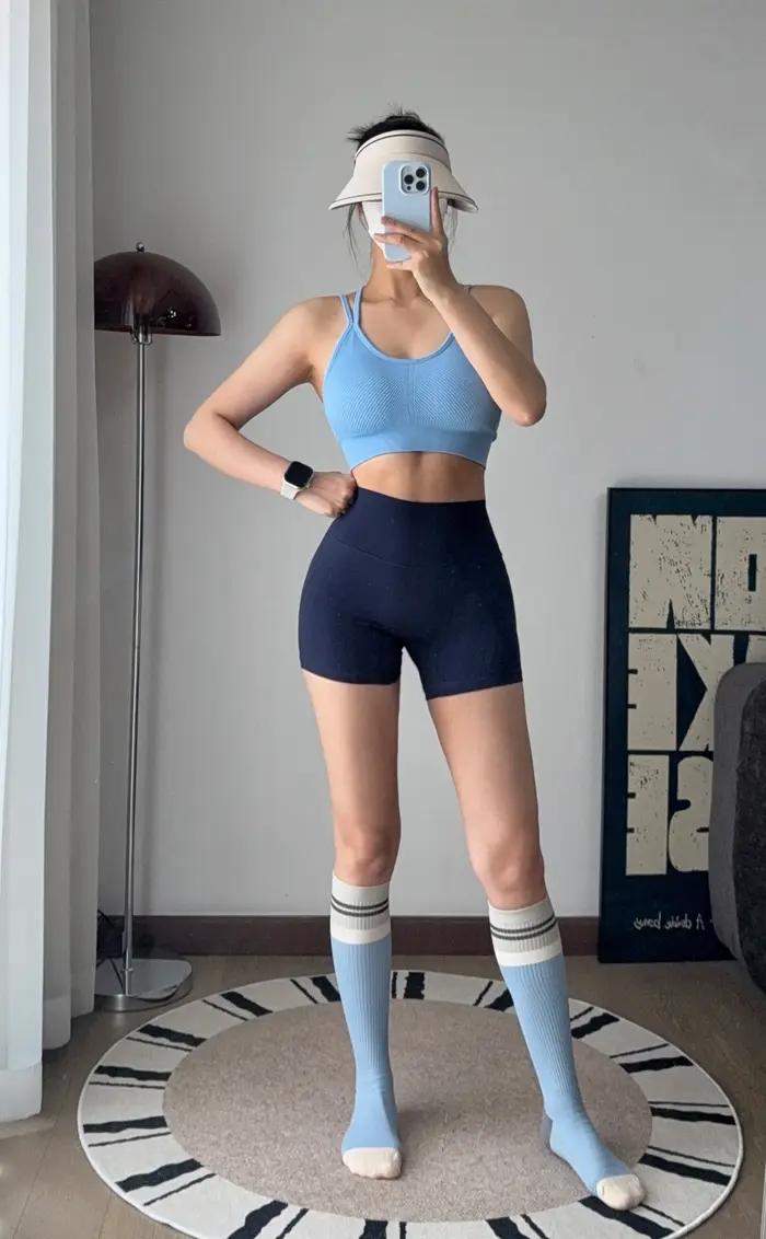 Débardeur de soutien-gorge de sport sans couture, extensible, dos nu, bretelles Spaghetti, avec cous