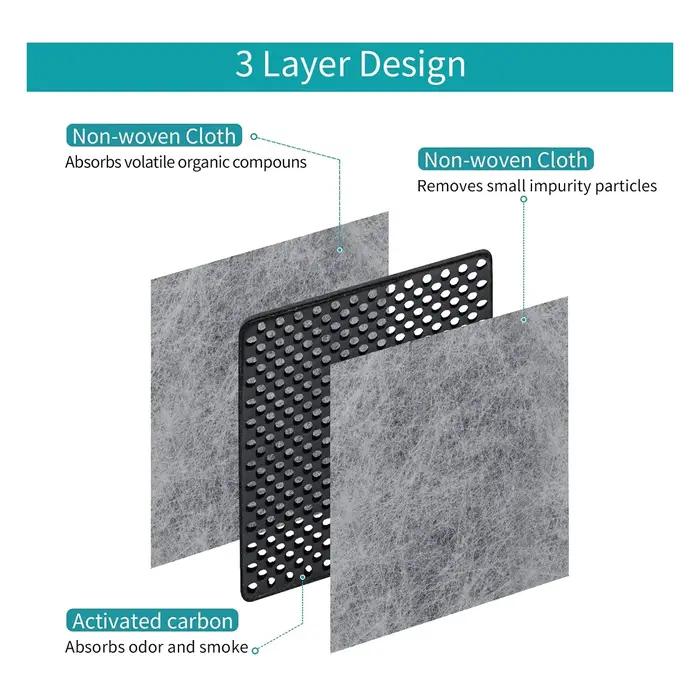 Lot de 5 filtres à air pour réfrigérateur LT120F, pièces de rechange pour filtre à air frais