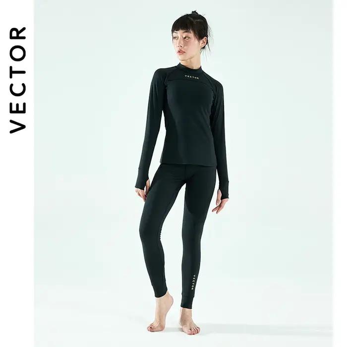 Ensemble thermique femme Vector microfibre polaire - Sous-vêtements hiver ultra doux séchage rapide