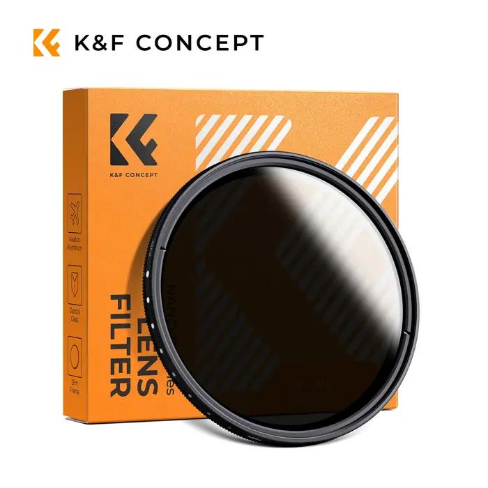 K & F Concept ND2-ND400 ND Filtre à densité variable melon al 37mm 40.5mm 43mm 46mm 49mm 52mm 55mm 58mm 62mm 67mm 72mm 7