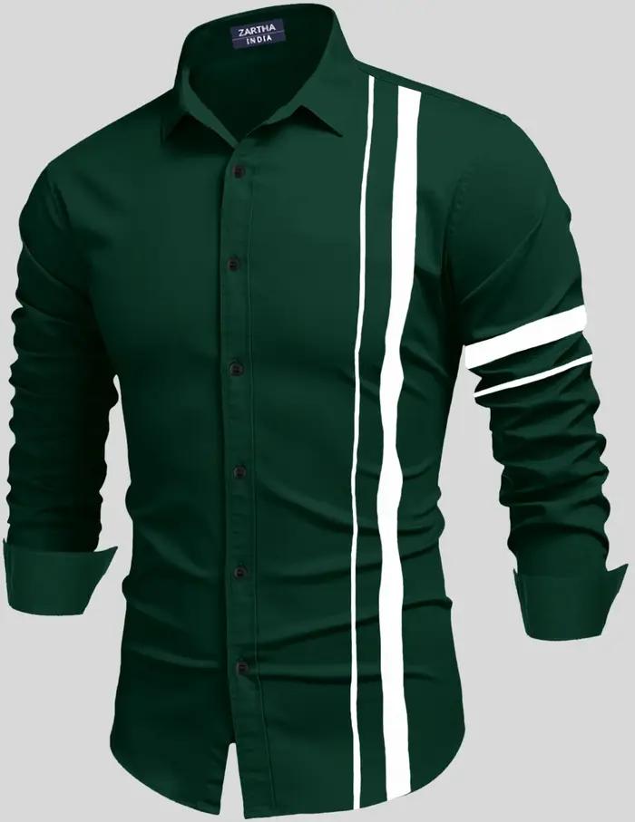 Printemps nouvelle chemise pour hommes impression 3d tout-match ligne impression à manches longues c