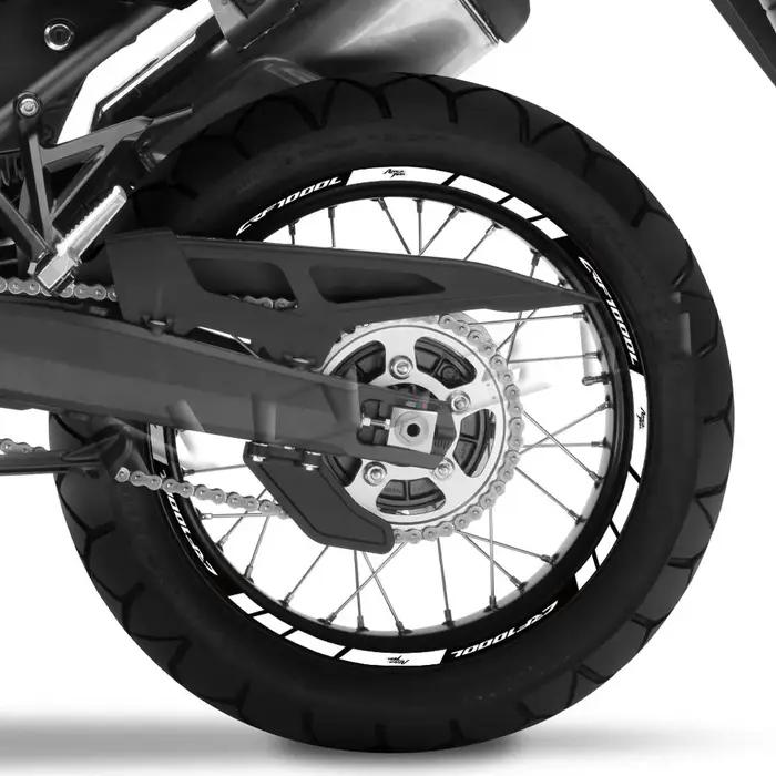 Autocollant réfléchissant pour jante de roue de moto, pour Africa Twin CRF1000L crf 1000 l, bande de