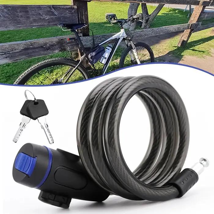Antivol de vélo avec 2 clés - Câble de sécurité