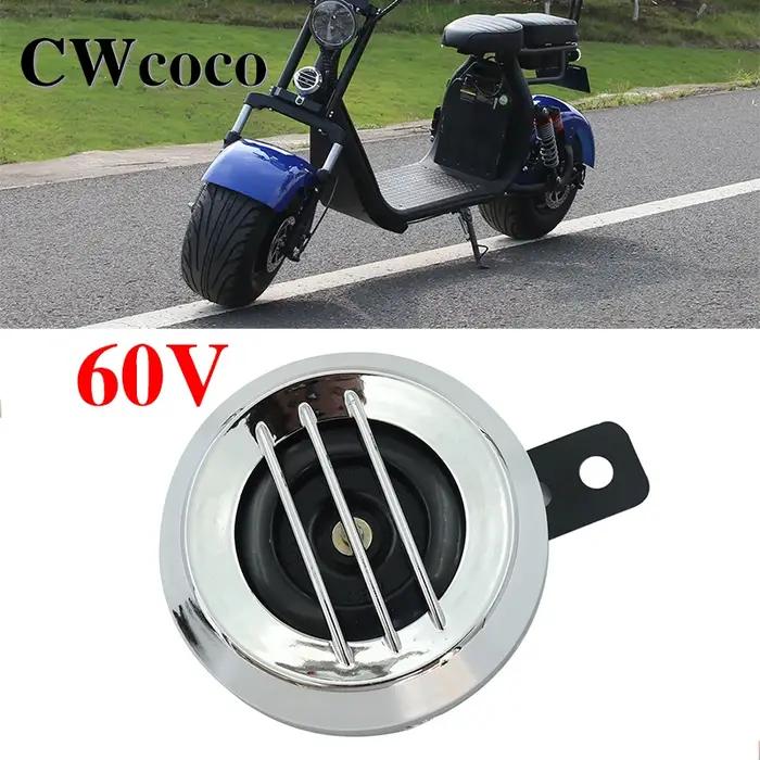 Kits de klaxon électrique pour Scooter électrique Citycoco, 60V, 0,2 a, 100db, pour Scooter électriq