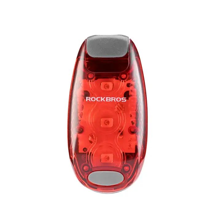 ROCKBROS – feu arrière de vélo, feu d'avertissement, sac de casque de cyclisme, lanterne hydrofuge,