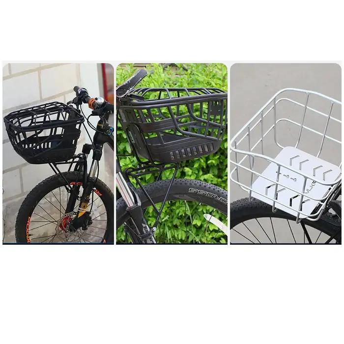 Support avant de vélo pour 20 24 26 27.5 29 pouces vélo de route VTT support panier voyage confortable et pratique