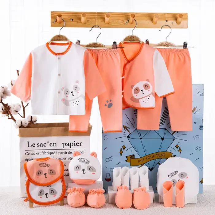 Lawadka 18 pièce/lot nouveau-né bébé vêtements pour filles garçons ensembles 100% coton infantile pr
