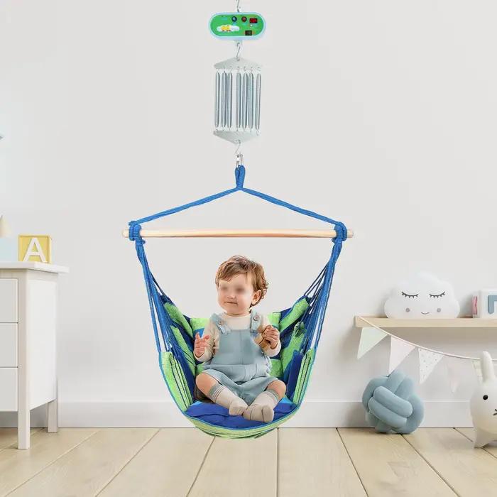 Berceau électrique à ressort pour bébé à 7 ressorts, contrôle avec réglages réglables, charge de 20k