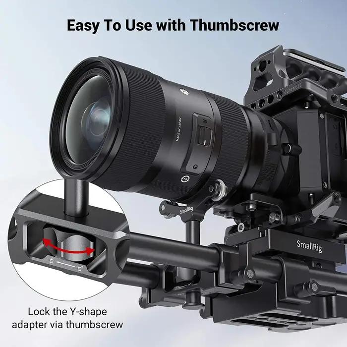 SmallRig-Support d'objectif de montage universel LWS 15mm, pour appareil photo reflex numérique 73-1