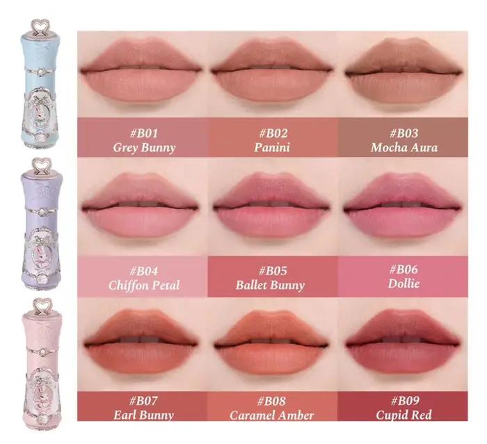 Ensemble de maquillage Flower Knows Bunny Garden - Boîte de cosmétiques vegan sans cruauté avec blus
