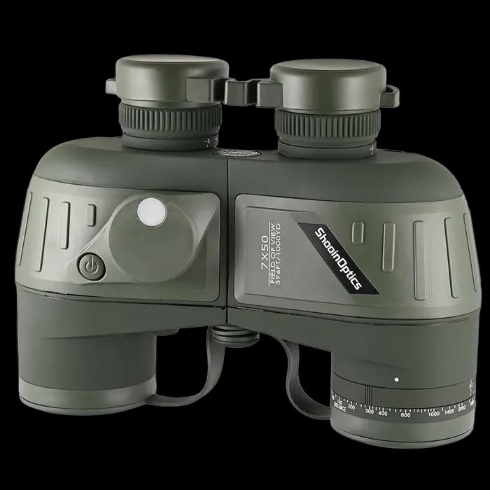 SHOOINOPTICS jumelles 7X50 boussole nautique FMC azote flottant imperméable pour la chasse observati