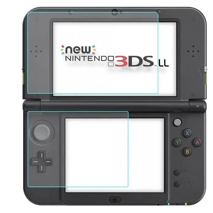 2 pièces/ensemble verre trempé pour Nintendo nouveau 3DS XL/LL 3DSXL/3DSLL protecteur d'écran en ver