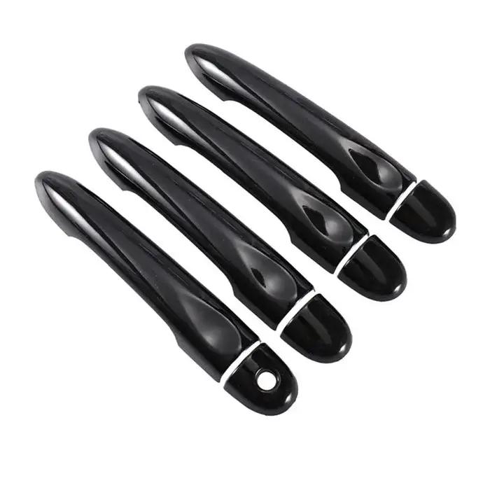 Garniture de poignée de porte noire brillante, accessoires de style, pour Renault Megane 3 MK3 III 2