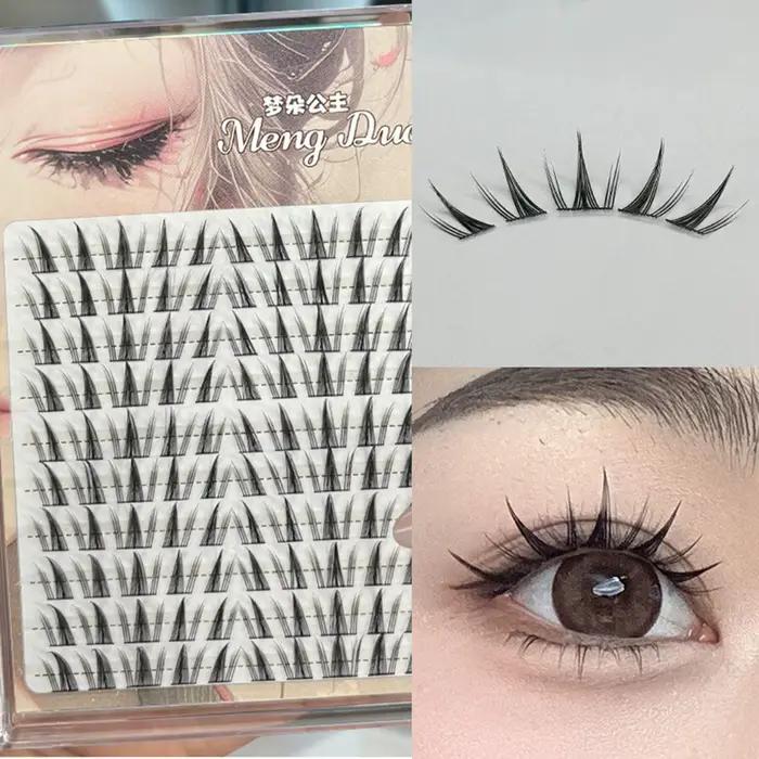 Extensions de cils 3D, 60/100 pièces, Volume recourbé, faux cils, maquillage Cosplay pour femmes et