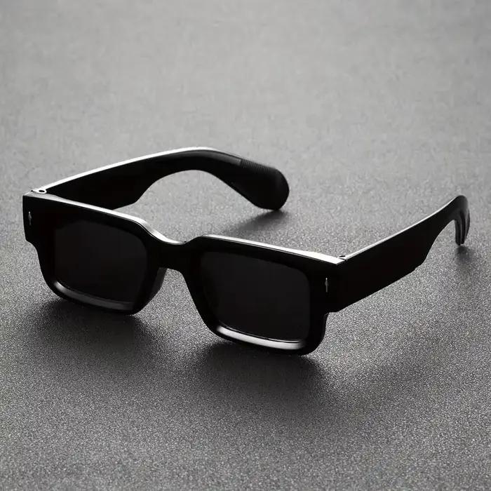Lunettes unisexes à monture carrée en plastique, Style Simple et décontracté, à la mode, adaptées à