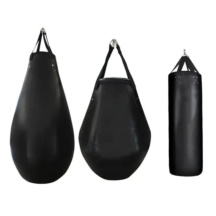 Sac de boxe en cuir PU, équipement de fitness, sac de frappe, entraînement de boxe, MMA, Muay Thai,