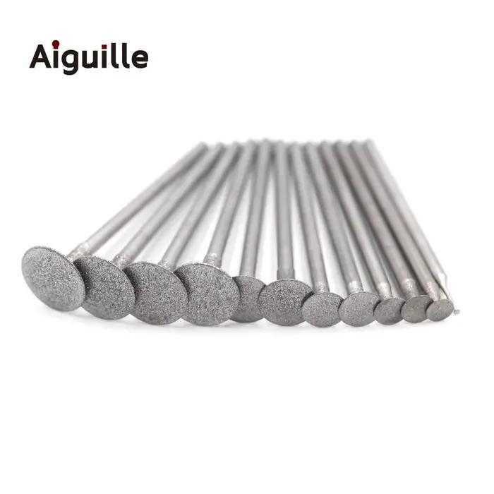 Tige de type K 2,35 mm 120 # Fraises de meulage diamantées 0.5-10mm, mèches de meulage des dents,