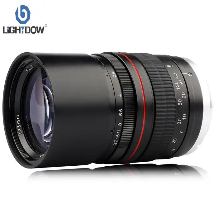 Lightdow-Téléobjectif plein format 135mm f/2.8 FE UMC, pour appareil photo reflex numérique Nikon IL