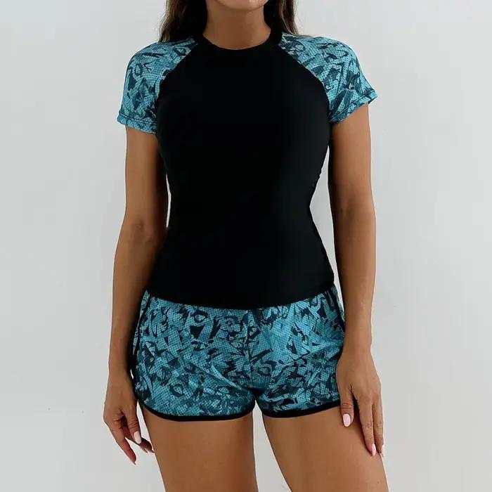 Ensemble maillot de bain Tankini femme imprimé séparé sport plage piscine 2026