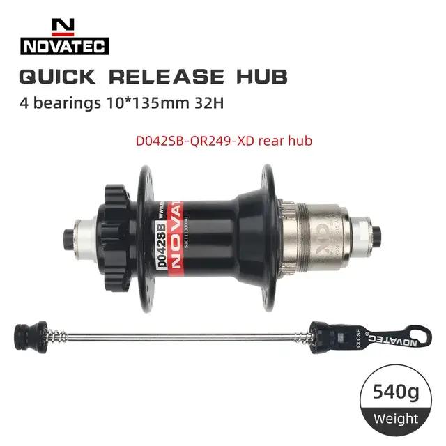 NOVATEC 32H XD moyeu arrière de vélo de montagne 10X135mm/12X142mm/12X148mm essieu rapide/à traversa
