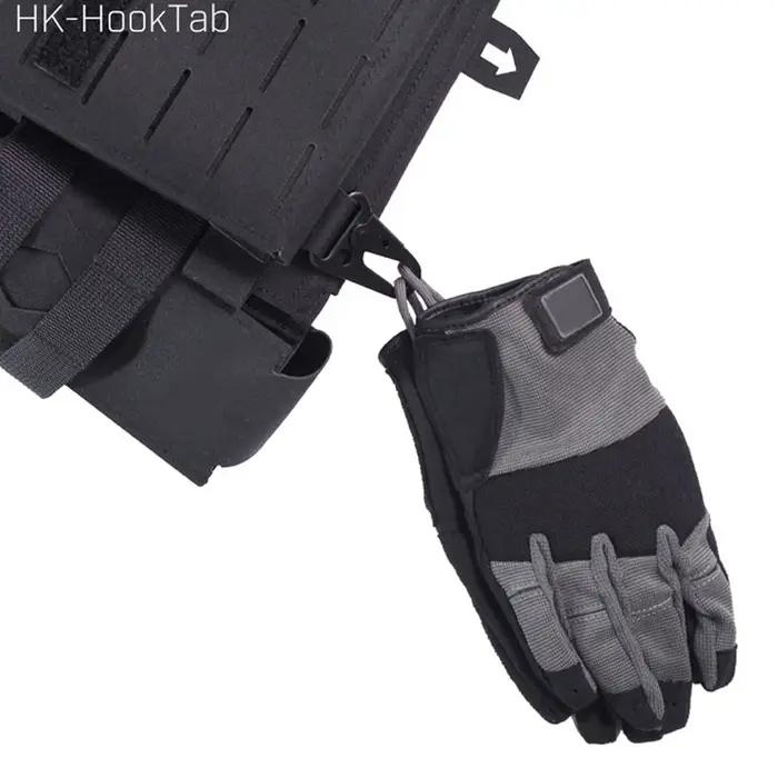 VULPO – crochet tactique multifonctionnel pour gants, boucle de suspension, boucle pour gilet de cha