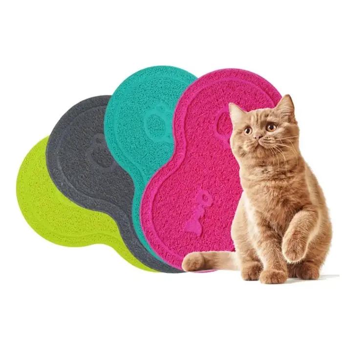 Tapis d'alimentation pour animaux de compagnie chien chat manger bol à boire tapis imperméable pour