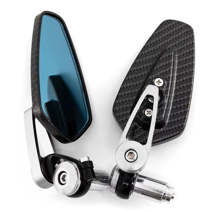 Rétroviseurs de moto universels, 7/8 pouces, 22mm, extrémité de barre en aluminium, guidon de moto,