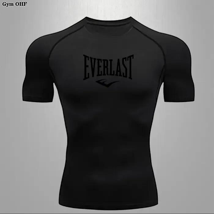 T-shirt ajusté homme dissipation thermique fitness ultra fin compression séchage rapide